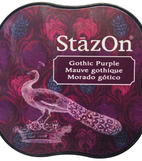 Imagine Crafts StazOn Solvent Ink Pad-Midnight Blue